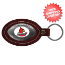 Louisville Cardinals Leather Key Chain