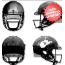 West Virginia Mountaineers NCAA Mini Speed Football Helmet <B>Coal Rush</B>