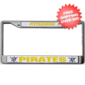 Car Accessories, License Plates: Pittsburgh Pirates CHROME License Plate Frame