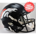 Helmets, Full Size Helmet: Denver Broncos 1997 to 2023 Speed Replica Throwback Helmet