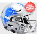 Helmets, Full Size Helmet: Detroit Lions 2017 to 2023 SpeedFlex Throwback Football Helmet
