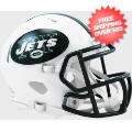 Helmets, Mini Helmets: New York Jets 1998 to 2018 Riddell Mini Speed Throwback Helmet