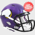 Helmets, Mini Helmets: Minnesota Vikings NFL Mini Speed Football Helmet <i>Satin Purple</i>