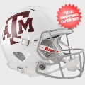 Helmets, Full Size Helmet: Texas A&M Aggies Speed Football Helmet <i>White</i>