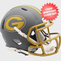 Helmets, Mini Helmets: Green Bay Packers NFL Mini Speed Football Helmet <B>SLATE</B>