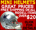 mini baseball helmets, mini football helmets, riddell helmets, schutt helmets, nfl helmets, decal football helmets... discounts on 5 plus!