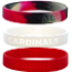 Arizona Cardinals Rubber Wristbands 3 Pack