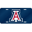 Arizona Wildcats License Plate Laser Cut