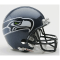 Helmets, Mini Helmets: Seattle Seahawks 2002 to 2011 NFL Mini Football Helmet <B>Limited Edition</...