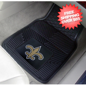 New Orleans Saints Vinyl Car Mats