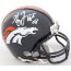 Gary Zimmerman Denver Broncos Autographed Mini Helmet