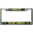 Georgia Tech Yellow Jackets License Plate Frame Chrome Deluxe