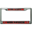 North Carolina State Wolfpack License Plate Frame Chrome Deluxe