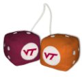 Car Accessories, Detailing: Virginia Tech Hokies Fuzzy Dice