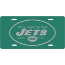 New York Jets Green License Plate Laser Cut