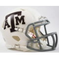 Helmets, Mini Helmets: Texas A&M Aggies NCAA Mini Speed Football Helmet <i>Gloss White</i>