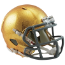 Notre Dame Fighting Irish NCAA Mini Speed Football Helmet <B>HydroSkin</B>