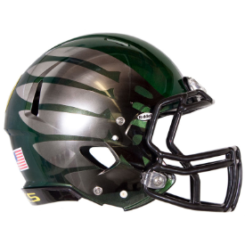 Oregon Ducks Speed Football Helmet <B>Titanium Thunder Green</B>