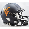 Helmets, Full Size Helmet: West Virginia Mountaineers Speed Football Helmet <i>Satin Navy</i>