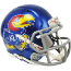 Kansas Jayhawks NCAA Mini Speed Football Helmet <i>Oversized Decal</i>