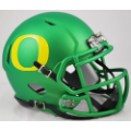 Helmets, Mini Helmets: Oregon Ducks NCAA Mini Speed Football Helmet <B>Apple Green</B>