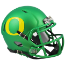 Oregon Ducks NCAA Mini Speed Football Helmet <B>Apple Green</B>