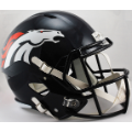 Helmets, Full Size Helmet: Denver Broncos 1997 to 2023 Speed Replica Throwback Helmet