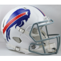 Helmets, Full Size Helmet: Buffalo Bills 2011 to 2020 Speed Throwback Football Helmet