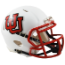 Utah Utes NCAA Mini Speed Football Helmet <i>Interlocking UU</i>