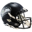 Seattle Seahawks Speed Replica Football Helmet <B>Matte Navy</B>