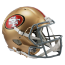 San Francisco 49ers Speed Replica Football Helmet
