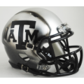 Helmets, Mini Helmets: Texas A&M Aggies NCAA Mini Speed Football Helmet <B>Ice Hydro Paint Sale</B...