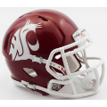 Helmets, Mini Helmets: Washington State Cougars NCAA Mini Speed Football Helmet <i>Crimson</i>