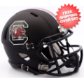 Helmets, Mini Helmets: South Carolina Gamecocks NCAA Mini Speed Football Helmet <B>Matte Black</B>