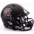 Helmets, Mini Helmets: South Carolina Gamecocks NCAA Mini Speed Football Helmet <B>Matte Black</B>