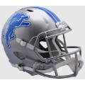 Helmets, Full Size Helmet: Detroit Lions 2017 to 2023 Speed Replica Throwback Helmet