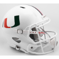 Helmets, Full Size Helmet: Miami Hurricanes Speed Replica Football Helmet