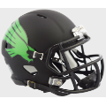 Helmets, Mini Helmets: North Texas Mean Green NCAA Mini Speed Football Helmet <i>Matte Black</i>