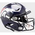 Helmets, Full Size Helmet: Denver Broncos 1997 to 2023 SpeedFlex Throwback Football Helmet