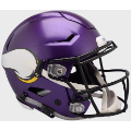 Helmets, Full Size Helmet: Minnesota Vikings SpeedFlex Football Helmet <I>Satin Purple</I>