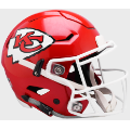 Helmets, Full Size Helmet: Kansas City Chiefs SpeedFlex Football Helmet