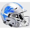 Helmets, Full Size Helmet: Detroit Lions 2017 to 2023 SpeedFlex Throwback Football Helmet