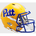 Helmets, Full Size Helmet: Pittsburgh Panthers Speed Replica Football Helmet <i>Gold</i>