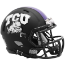 TCU Horned Frogs NCAA Mini Speed Football Helmet <i>Matte Black</i>
