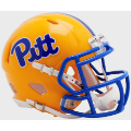 Helmets, Mini Helmets: Pittsburgh Panthers NCAA Mini Speed Football Helmet <i>Gold</i>