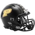 Helmets, Mini Helmets: Purdue Boilermakers NCAA Mini Speed Football Helmet <i>Anodized Black</i>