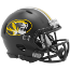 Missouri Tigers NCAA Mini Speed Football Helmet <i>Anodized Black</i>