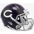 Helmets, Mini Helmets: Chicago Bears 1962 to 1973 Riddell Mini Speed Throwback Helmet