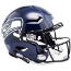 Seattle Seahawks SpeedFlex Football Helmet <B>Matte Navy</B>