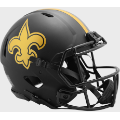 Helmets, Full Size Helmet: New Orleans Saints Speed Football Helmet <B>ECLIPSE SALE</B>